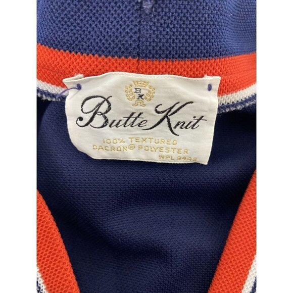 Vintage Butte Knit M/L Long Cardigan Dacron Polyester Gogo A Line Dress Mod 60s - Picture 6 of 6